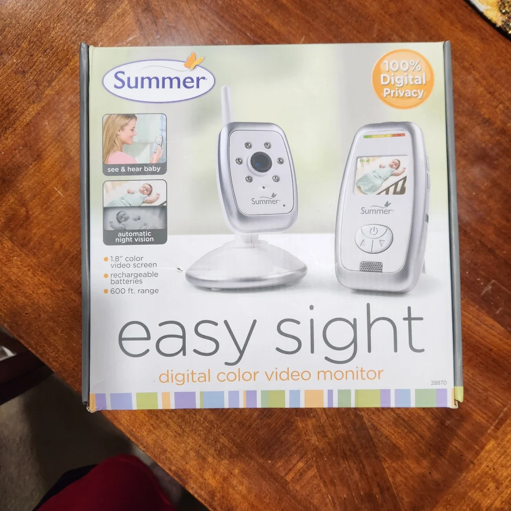 New Easy Sight Digital Color Video Monitor - White